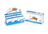 Nasara Original Kinesiologisches Physio Sport Tape: 6er Box mit 6 Tapes für Sport und Medizin inkl. gratis Videoanleitungen, Rollengröße 5cm x 5m, türkis