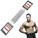 DBREAKS Chest Expander Verstellbar, Fitness Expander, Brust Expander für Männer & Frauen, mit 5 Frühjahrs-Muskeltrainer, Widerstandsband mit abnehmbaren Stahlfedern, für Brust, Arm- und Krafttraining