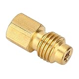 R134A -Adapteranpassungen, R134A -Adapter Klimaanlagenadapter Brass Einfacher Installation für Autoklimaanlage