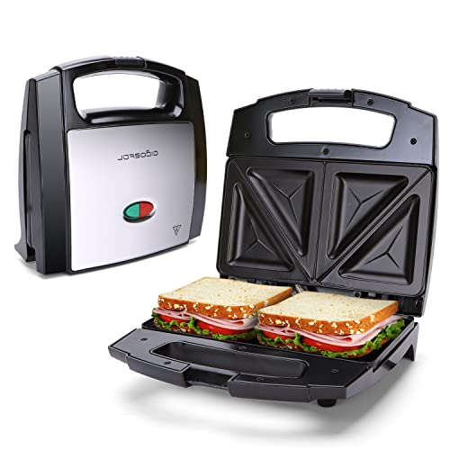 Aigostar Sandwichmaker 800W,Sandwichtoaster,Panini Grill,Antihaftbeschichtung,doppelseitiges Backen bei konstanter Temperatur,Schwarz