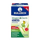 Bullrich Magen & Darm 2in1 Akut | Gegen Sodbrennen und Blähungen | Ideal für unterwegs | vegan | 12 Pulversticks