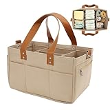 Filz-Babytasche | Tragbarer Windel-Organizer | Baby-Reisetasche | Reise-Windelkorb, Wickeltasche, Filz-Baby-Reise-Aufbewahrungstaschen, Windel-Organizer mit großer Kapazität, Auto- und Kinderzimmer-Or