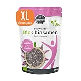 BORCHERS Chia Samen schwarz, 500g, Hohe Quellfähigkeit, ballaststoffreich, Proteinquelle, Omega-3-Fettsäuren, zuckerarm, vegan, Ideal zum Toppen, Backen und Kochen