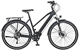 Prophete E-Bike 28', eSUV für Damen und Herren, Elektrofahrrad mit AEG ComfortDrive, Farbe schwarz/Silber
