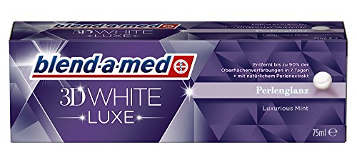 blend-a-med Zahncreme 3D White Luxe Pearl Shine Perlenglanz Zahnpasta 2er Pack (2 x 75 ml)
