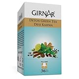 Girnar Detox Green Desi Kahwa (grüner Tee) – 36 Teebeutel (2 Stück)