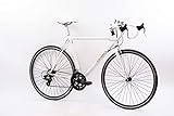 Tretwerk - 28 Zoll Rennrad - Vintage Road weiß 56 cm - Rennfahrrad mit 14 Gang Shimano Schaltung - Road Bike mit hochwertigem Stahlrahmen - Retro Fahrrad im Vintage Style