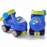 Verstellbare Rollschuhe für Kinder, Mädchen, Jungen, einfaches Training, Quad mit 4 Rädern, für Anfänger, Kleinkinder 2–4
