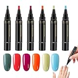 Nagellack -Sets - Sommerfinger -Nägel Polituren - Farben Gel | Langlebiges schnelles Trocknen -Maniküre -Kit mit Basis -Decklack | Verschiedene Schatten UV -LED -kompatibel | Professionelle Salonquali