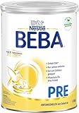 BEBA PRE Anfangsmilch von Geburt an, Babynahrung mit DHA, nur Laktose, ohne Palmöl, 1er Pack (1 x 800g)