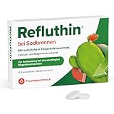 Refluthin bei Sodbrennen | 16 Kautabletten mit Fruchtgeschmack | Medizinprodukt | Reflux-Beschwerden & Sodbrennen | neutralisiert überschüssige Magensäure | vegan & glutenfrei | Sodbrennen Tabletten