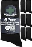 HELDENWERK Comfort Socken für Damen & Herren 6 Paar | Komfort Socken ohne Gummibund & Naht aus 97% Baumwolle | Extraweite Gesundheitssocken mit Komfortbund
