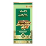 Lindt Dubai Style Chocolade | 145g Tafel | Feinste Vollmilch-Chocolade mit feinster Pistazienmark, Pistazien- und Mandelkrokant und knuspriger Kadayif Füllung | Schokoladentafel | Schokoladengeschenk