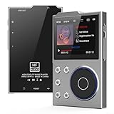 Besttoolifes DSD256 Verlustfreier Musik-Player, 6,1 cm (2,4 Zoll) TFT-Display, Gehäuse aus Zinklegierung, Sprachaufzeichnung, Radio-Unterstützung, TF-Karten-Erweiterung bis zu 256 GB, 3,5 mm