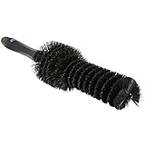 Vikan Felgenbürste, Schwarz, Naturhaar, Radbürste, Fahrzeug-Reiniger, Metall, Kunststoff, Felgen, 1 Stück, Ø 65/40 x 320 mm, 0.08 kg, weich, langlebig, geringes Gewicht