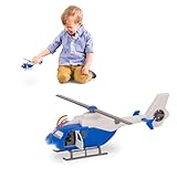 Driven Micro Hubschrauber mit drehbaren Propellern 21cm, Lichtern und Tönen – Spielzeughubschrauber mit Funktionen – Helikopter Spielzeug ab 3 Jahren