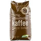 dennree Röstkaffee, ganze Bohne (1 kg) - Bio