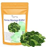 100g Ganze Moringa-Blätter PREMIUM PLUS - Moringa Getrocknet - Moringa-Infusion, Moringa-Tee, Moringa-Kräutertee - Nährstoffreich - 100% Natürlich, Rein und Ohne Zusatzstoffe - TazarinLtd