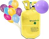 Helium Gasflasche für 30 Ballons | Heliumflasche 200L Gasfüllung Folienballons Luftballons | Party Hochzeit (1 x Ballongas 30)