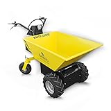 BAMATO Mini Raddumper MTR-550RE | mit Elektroantrieb | verstärkter Mulde | 500 kg Traglast | 750W Leistung | Bis zu 8 Stunden Betriebszeit | Raddumper Dumper Elektroschubkarre Schubkarren