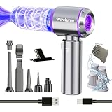 Wirelume Handstaubsauger akku Auto kabellos 4 in 1 autostaubsauger klein 22,000 Pa Starke Zyklon-Saugleistung Stark 3-Gang tragbar wiederaufladbar leicht für Tierhaare, Fahrzeuge