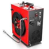 GX PUMP E-CS4 PCP Luft Kompressor, 350 W leistungsstarker Motor, max. 5800 Psi/40 MPa, Wasser- und Lüfterkühlung, 5 Stunden Dauerbetrieb
