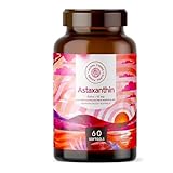 Astaxanthin 12mg Hochdosiert - 60 Depot Softgel Kapseln - Haematococcus Pluvialis - Veganes Astaxanthin mit hoher Bioverfügbarkeit - Alpha Foods
