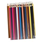 KICHOUSE 36 Buntstifte Zeichenstifte Künstler Bastelstifte LED Bleistifte Wasserfarbstifte Schattierungsstifte Buntstifte Marker Organizer Farbstifte Druckbleistifte