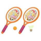 KICHOUSE 1Satz Badmintonschläger Set für Eva Outdoor Tennisrakete Badmintonschläger für Strandspiele Familienaktivitäten und Freizeitspaß