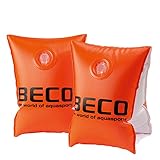 Beco 9703 - Schwimmflügel mit Doppelkammersystem, Schwimmhilfe für Kleinkinder von 2 bis 6 Jahren, 15-30 kg, Orange, TÜV und GS-geprüft