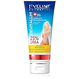 Eveline Cosmetics Revitalum Fußcreme für Sehr Trockene Füße 8 w 1 | 75 ml | 25% UREA Fusscreme | Innovative Formel Hornhaut Fußpflege Creme | Feuchtigkeitsspendend
