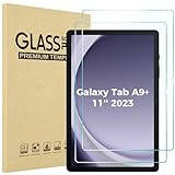 ProCase 2 Stück Schutzfolie für Samsung Galaxy Tab A9+ /A9 Plus 11 Zoll 2023 (SM-X210), 9H Gehärtetes Glas Displayschutz Screen Protector für 11' Galaxy Tab A9 Plus/A9+, Schutzglas für Tab A9 Plus/A9+