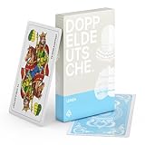 TS Spielkarten - Doppeldeutsche/Schnapskarten LEINEN-Kartenspiel, handgezeichnet
