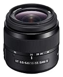 Sony SAL-1855-3 A-mount-Objektiv DT 18-55mm F3,5-5,6 SAM II schwarz