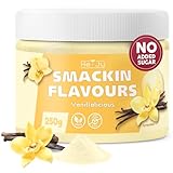 He-Ju Flavour Pulver Vanille 250g, vegan, Geschmackspulver zum Süßen fast ohne Kalorien mit Vanille Geschmack