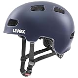 uvex Unisex-Youth hlmt 4 cc Fahrradhelm, deep Space matt, 55-58 cm