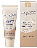 Maybelline New York Make Up, EverFresh Makeup, Langanhaltende Foundation, Nr. 30 Sand, 30 ml