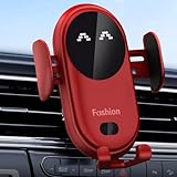 Intelligentes Auto-Drahtlos-Ladegerät Handyhalter, 2024 Gumaxx Phone Holder, Handyhalterung Auto mit Ladefunktion, 360° Drehbar Handyhalterung, Schnell Aufladende Kabelloses Autoladegerät