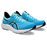 Asics Herren JOLT 4 Sneaker, Bright Cyan Black, 43.5 EU