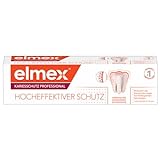elmex Zahnpasta Kariesschutz Professional 75 ml – medizinische Zahnreinigung für hochwirksamen Kariesschutz – mit patentiertem Zuckersäuren-Neutralisator