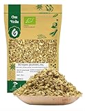 BIO Ingwer Stückchen Geschrotet Geschnitten 200g | Ingwerstücke Ingwerwurzel Ginger | BIO-Qualität | Für Küche Tee Ingwer Shot Smoothie | OmVeda Gewürze