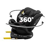 KidsZone Kindersitz 9-36 kg i-Size 40-150 cm – Autositz mit ISOFIX, 360° drehbar, RWF & FWF, 5-Punkt-Gurt, höhenverstellbar, Memory Foam – Auto Kindersitz für Babys & Kinder