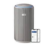 Philips PureProtect 3200 Serie: Intelligenter Luftreiniger, HEPA- und Aktivkohlefilter, CADR 500 m³/h für 130 m², besonders leise und energieeffizient, erfasst 99,97% Allergene (AC3210/12)