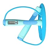 Seil Überspringen - Verstellbares Sprungseil Für Fitness -Workouts | Digital Jump Roipe Mit Counter Display | Zählen Von Sprüngen Seile, Die Für Cardio -Training, Gewichtsverlust Und Heimübungsroutine
