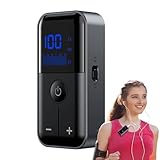 Drahtloser Audio Sender,Wireless Funk Sender Adapter - 3 5 mm Klinken HD Anzeige Aux Konverter Niedrige Latenz für Lautsprecher Fitnessgeräte Stereoanlage TV Kopfhörer