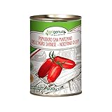 Agrigenus San Marzano Tomaten Dell'Agro Sarnese - Nocerino D.O.P., Ganze Geschälte San Marzano Tomaten, 400 / 260 g