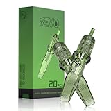 INKin REVO Tattoo Nadeln 15RM, Tattoo Cartridge Nadeln #10 Bugpin 0,30MM Gebogen Magnum mit Professioneller Membran und Verbessertes Design,Langlebige Nadeln für Tattoo Maschine