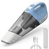 Fourward Handstaubsauger, Kabellos Staubsauger Autostaubsauger, 12000Pa Saugleistung, 11.1V Li-Ionen 7800mAh Akku, Schnelle Reinigung, Nass und Trocken Gebrauch