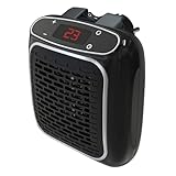 STARLYF Power Heater Elektrischer Wandheizer, Heizstrahler mit Thermo-Keramik-Technologie, Steckdosenheizung, 800 W, Timer, digitale Temperaturregelung