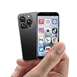 Mini Smartphone mit 3,0 Zoll HD Bildschirm, entsperrtes Mini Handy, 5 Megapixel Kamera, Gesichtserkennung, Dual SIM, WLAN, GPRS, TF Karte und ultraschlankem Gehäuse perfekt für Kinder Schwarz